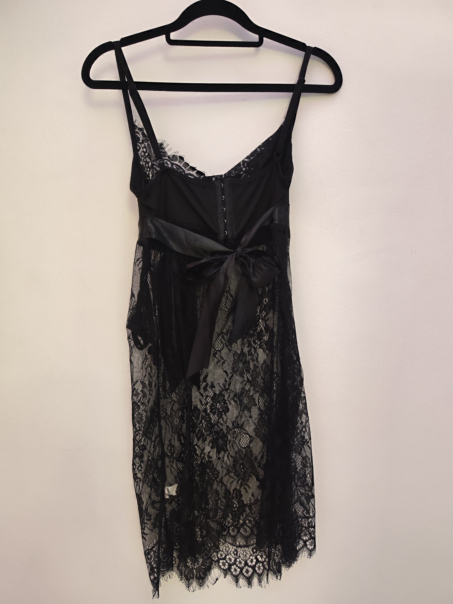 Summer Lace Nighty Black