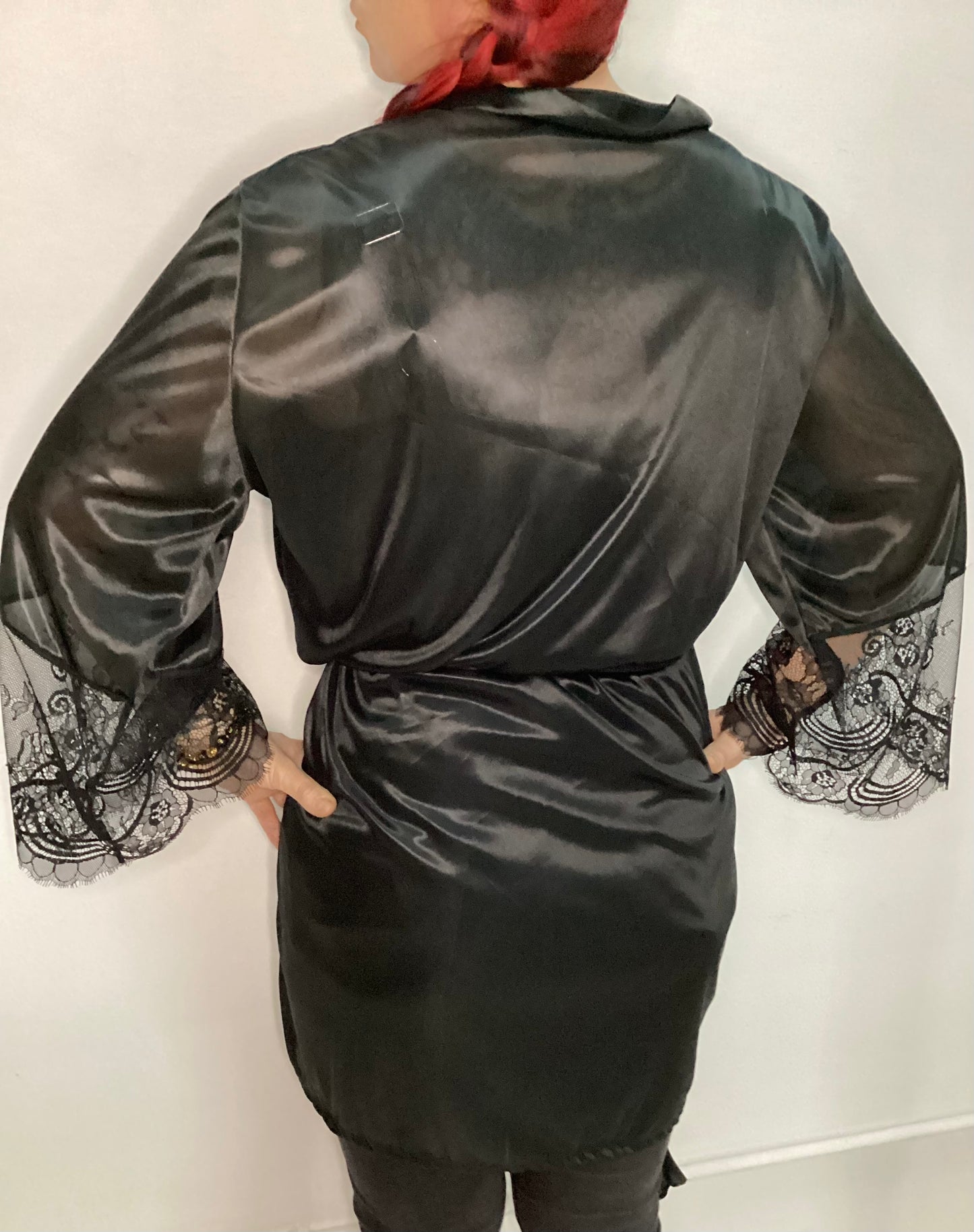 Satin and Lace Robe