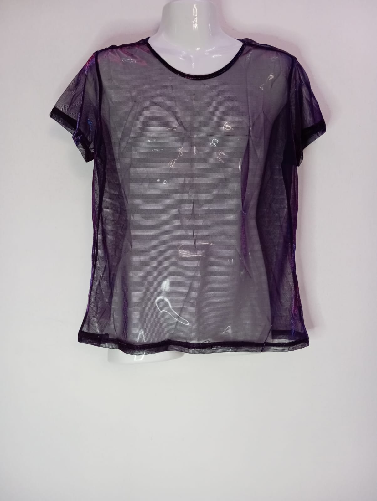 Iridescent Fine Mesh Tee shirt