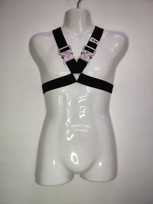 Elastic"X" Chest Harness with Heavy Clips