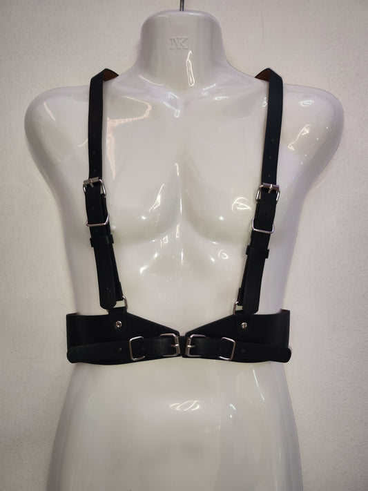 Men’s Black Leather Harness