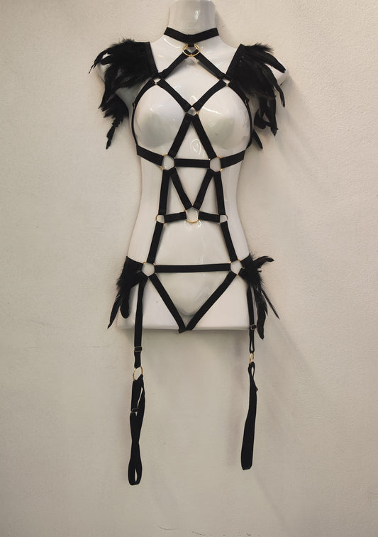 Feather Harajuku Body Harness