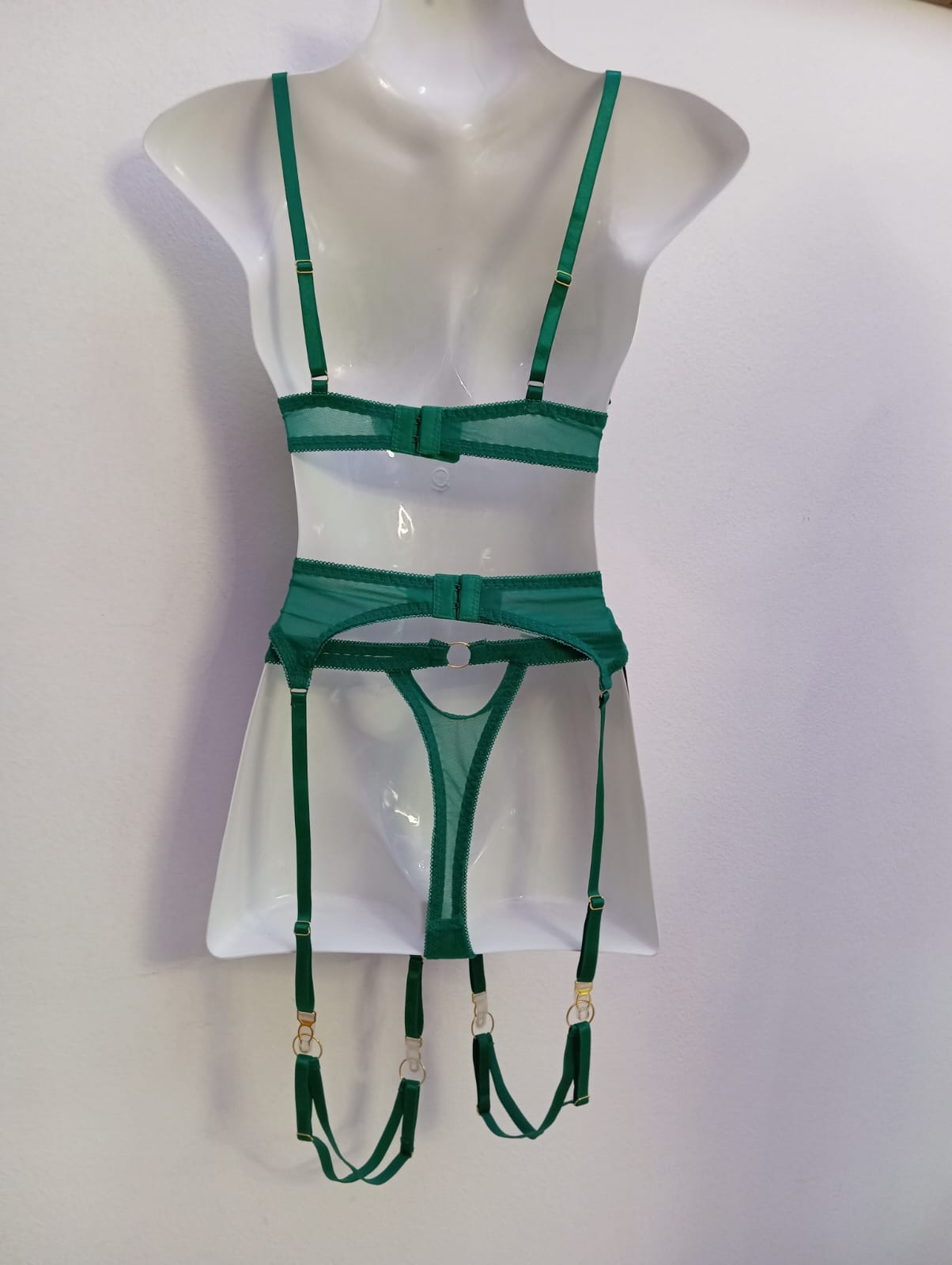 Women’s Emerald Green Lingerie Set