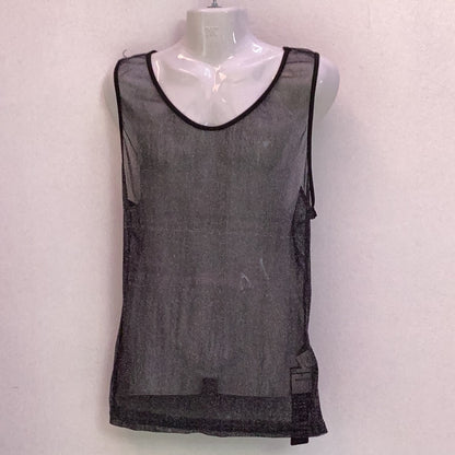 Sparkling Fine Mesh Sleeveless Shirt