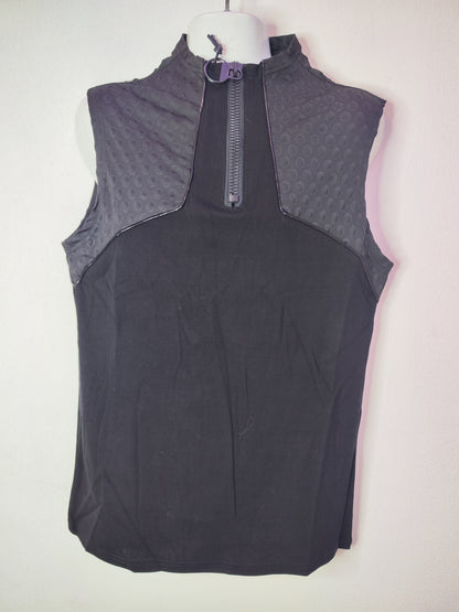 Tank top - 3D stretch and embossed knit