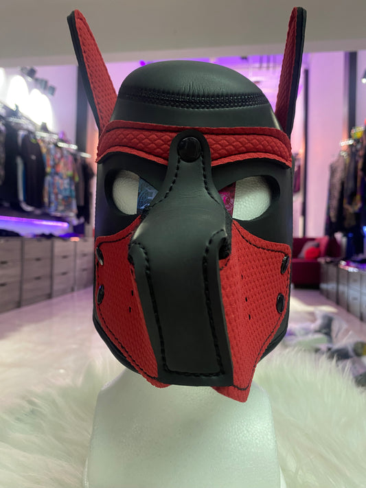 Padded Latex Dog Mask