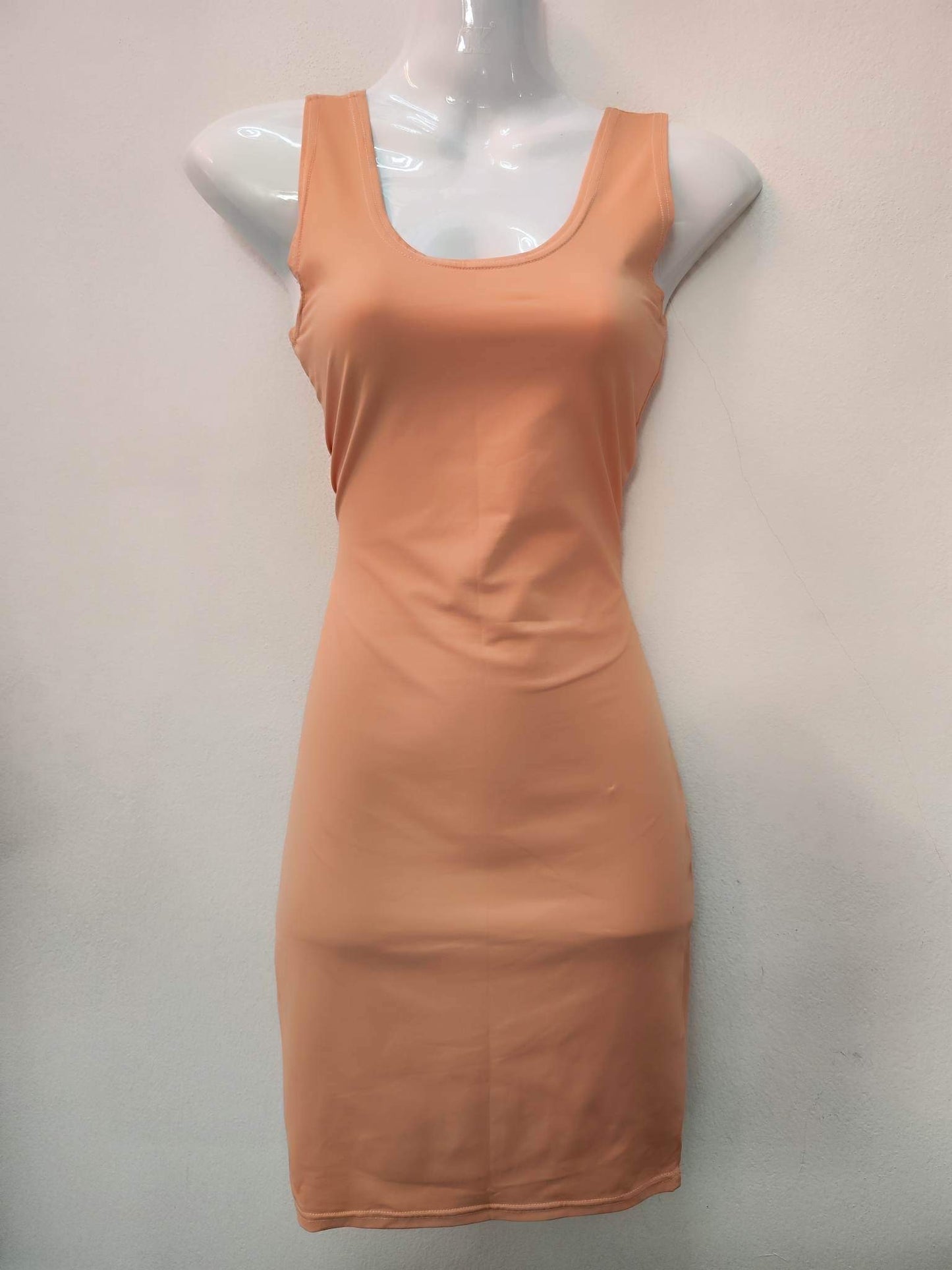 Peach Bodycon Dress