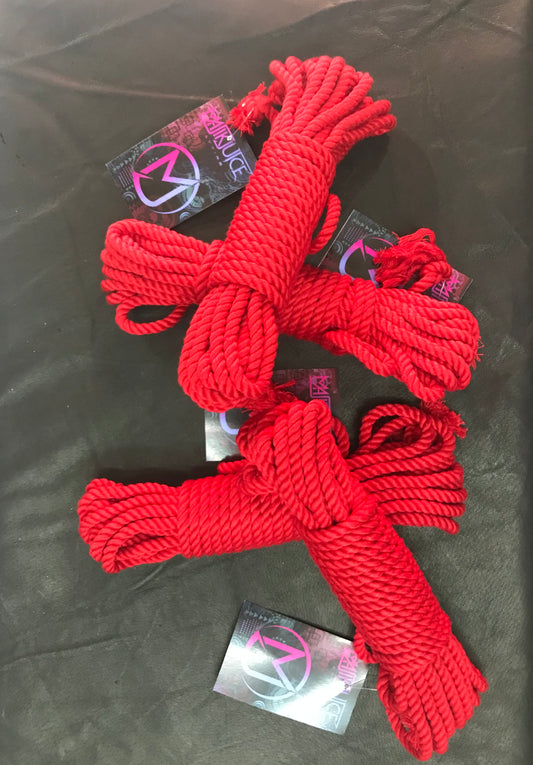 Red Bamboo Silk Rope