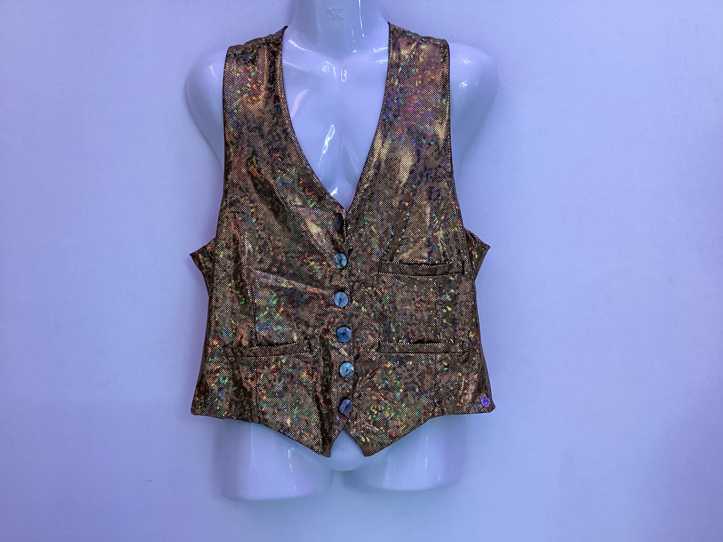 Men's Holographic Dancing Vest