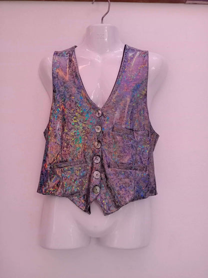 Men's Holographic Dancing Vest