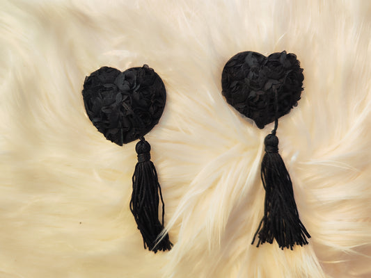 Tassel Flower Heart Pasties