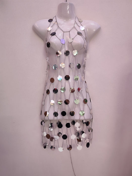 Mirror Chain Dress