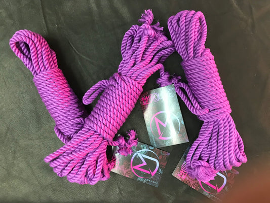 Purple Bamboo Silk Rope