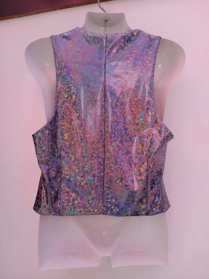 Men's Holographic Dancing Vest