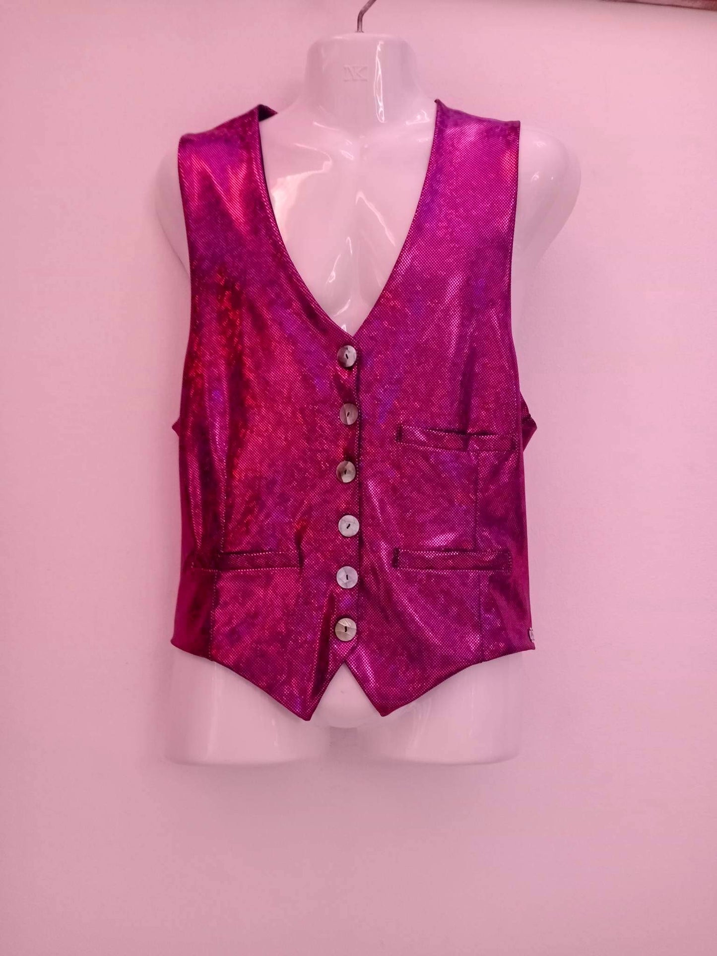 Men's Holographic Dancing Vest