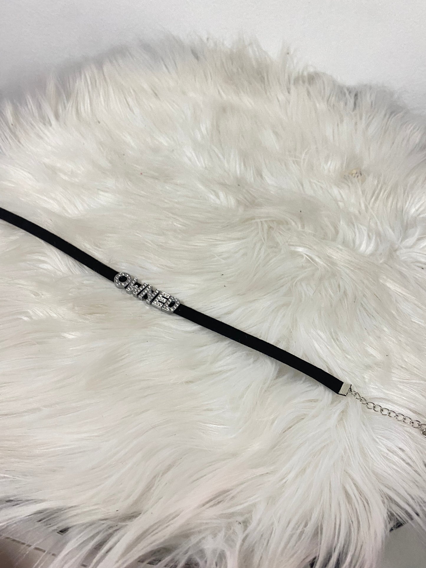 BDSM Thin Velvety Collar Necklace