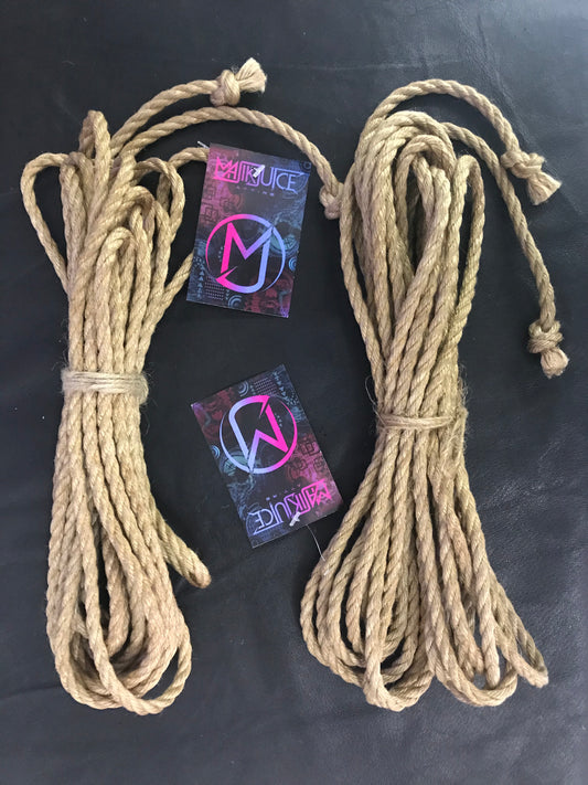 Naturally Treated Jute Shibari Rope from Japan